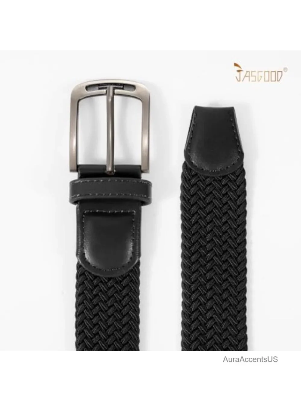 Elastic Braided Woven Stretch Belt for Men Women Casual Golf Belt
